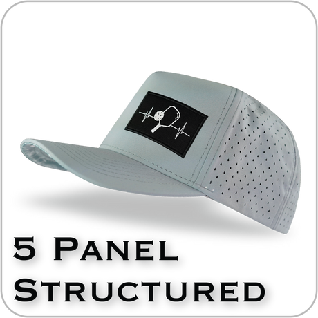 Pickleball trucker hats by The Heartbeat Brand, crafted for comfort and sporty performance