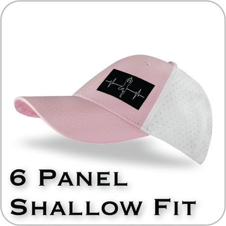 Yoga low profile hats by The Heartbeat Brand, offering a sleek fit with comfort and style