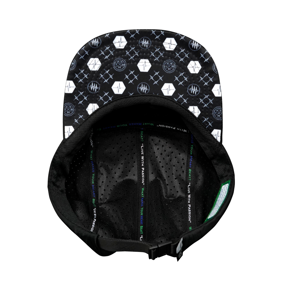 Pickleball - 5 Panel - Sporty - Unstructured - Black