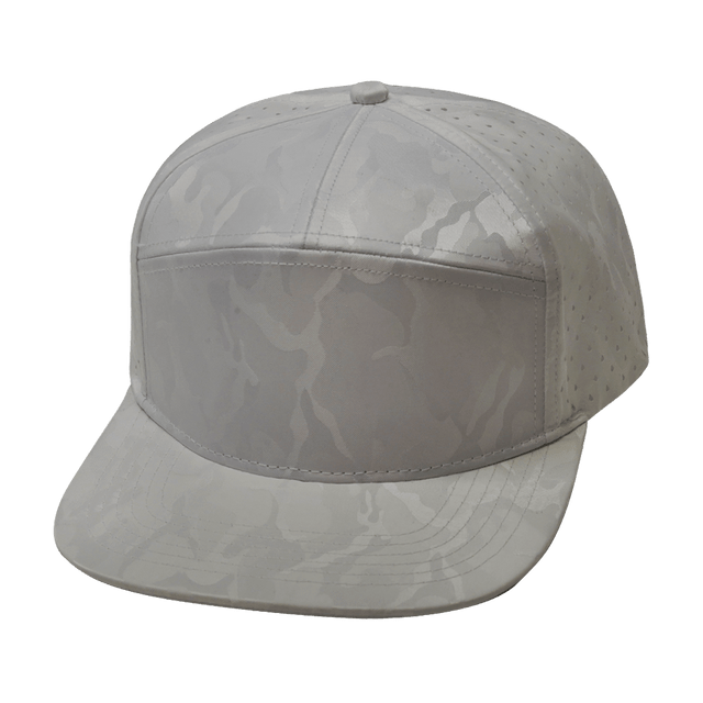 Blank - 7 Panel - White Camo (Unisex) - Laser Mesh