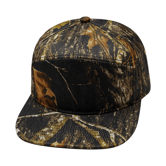 Blank - 7 Panel - Fall Tree Camo (Unisex) - Fabric Back