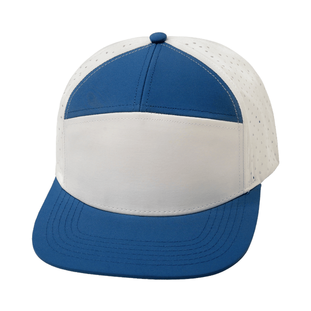 Blank - 7 Panel - Light Blue / White (Unisex) - Laser Mesh