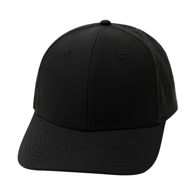 Blank - 6 Panel - Black (Unisex) - Laser Mesh