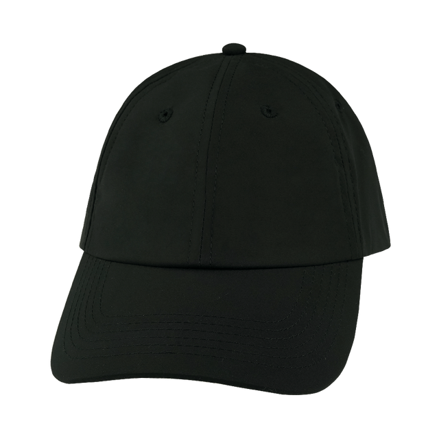 Blank - 6 Panel - Unstructured - Black (Unisex) - Laser Mesh