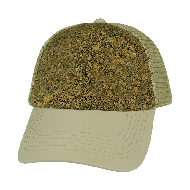 Blank - 6 Panel - Unstructured - Cork - Cream (Unisex) - Soft Trucker Mesh