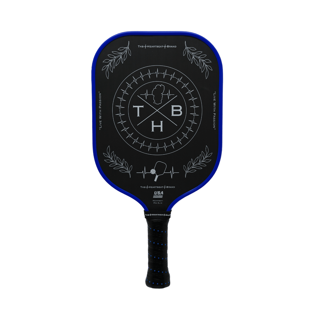 Pickleball Paddle - Heartbeat PRO SLIM - Blue / Black