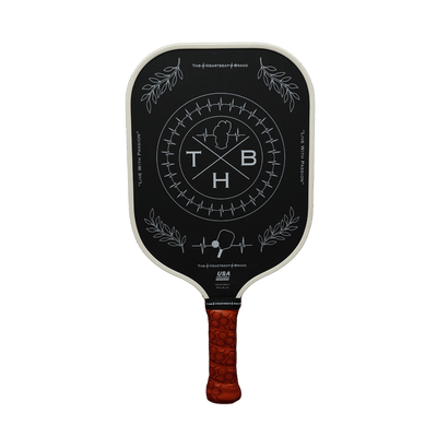 Pickleball Paddle — Heartbeat PRO SLIM, Cream / Tan / Black