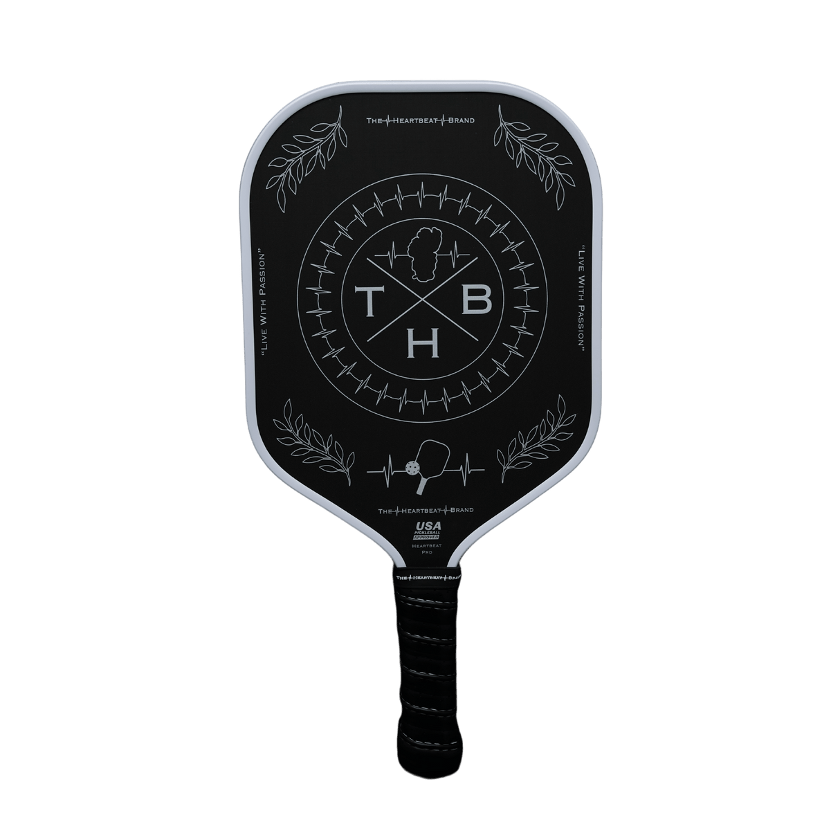 Pickleball Paddle - Heartbeat PRO - White / Black