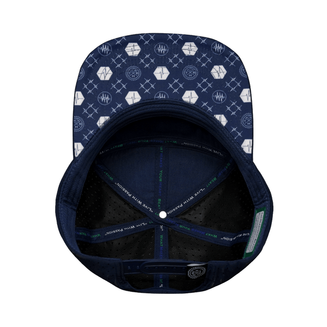 Pickleball Hat, Flat Bill, Snapback Hat, Navy, Gray, Whitee, Mens Hat, Womens Hat, Underbill Picture