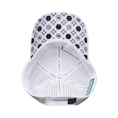 Pickleball Hat, Dad Hat, Ponytail, Snapback, White, Mens Hat, Womens Hat, Underbill Picture