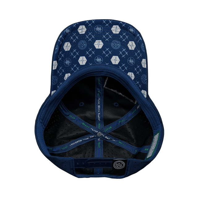 Pickleball Hat, Dad Hat, Ponytail, Snapback, Navy, Mens Hat, Womens Hat, Underbill Picture