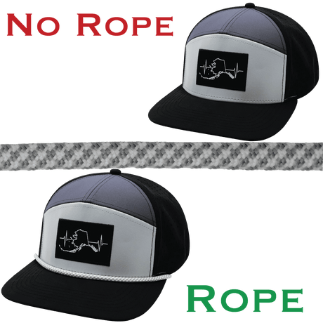 Hat Rope - White / Gray - Pixels