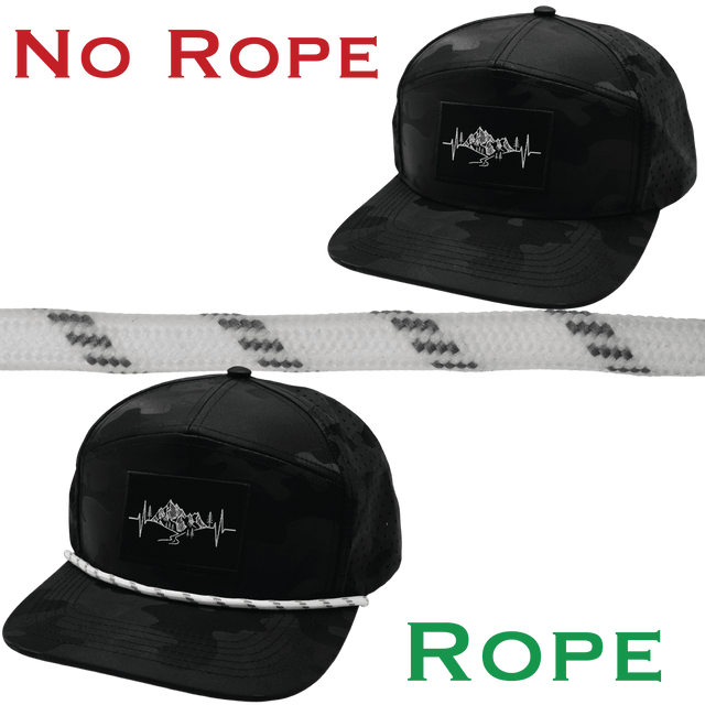 Hat Rope - White / Gray - Dash