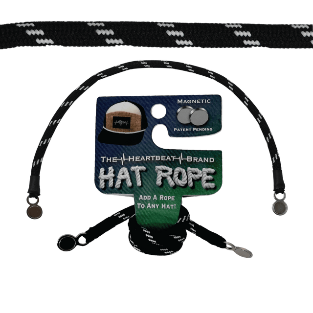 Hat Rope - Black / White - Dash