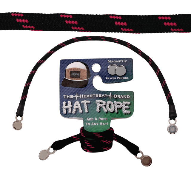 Hat Rope - Black / Neon Pink - Dash