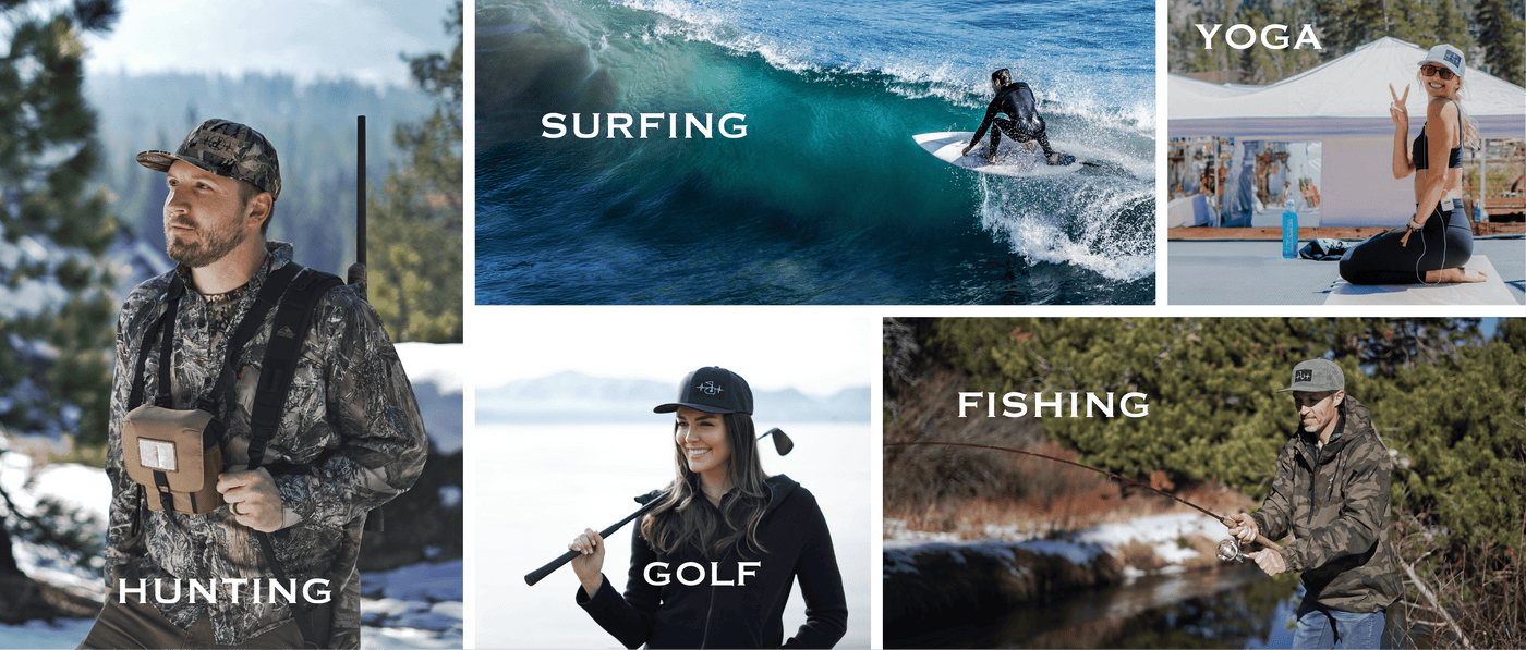 New sports banner from The Heartbeat Brand showcasing active lifestyle and fitness products