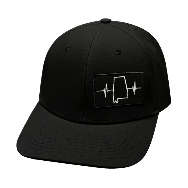 Alabama Hat, Baseball Hat, Snapback Hat, Black, Mens Hat, Womens Hat, Front Picture