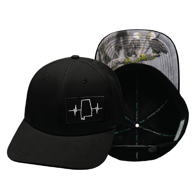 Alabama Hat, Baseball Hat, Snapback Hat, Black, Mens Hat, Womens Hat, Main Picture