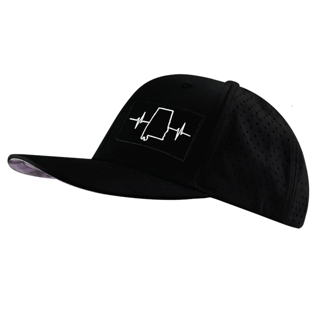 Alabama Hat, Baseball Hat, Snapback Hat, Black, Mens Hat, Womens Hat, Side Picture