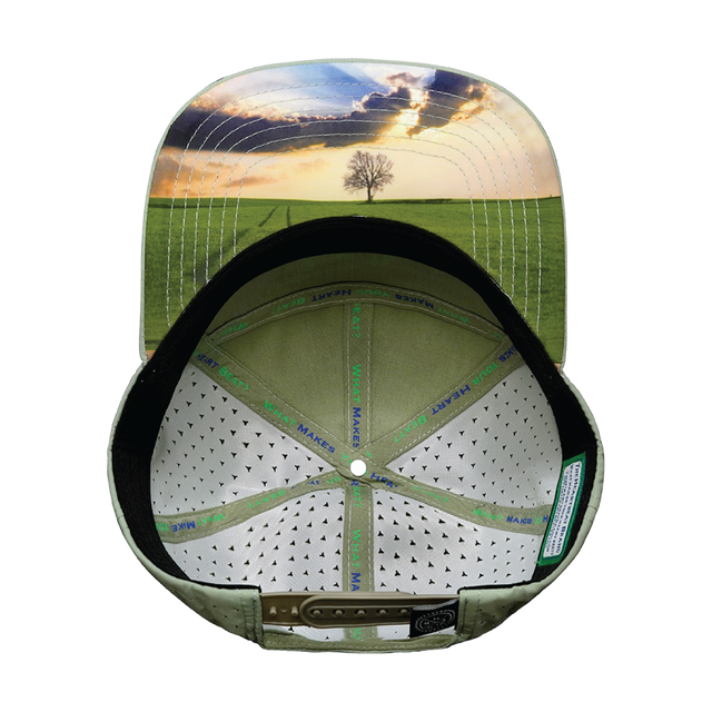 Alabama Hat, Flat Bill, Snapback Hat, Sage, Cream, Mens Hat, Womens Hat, Underbill Picture