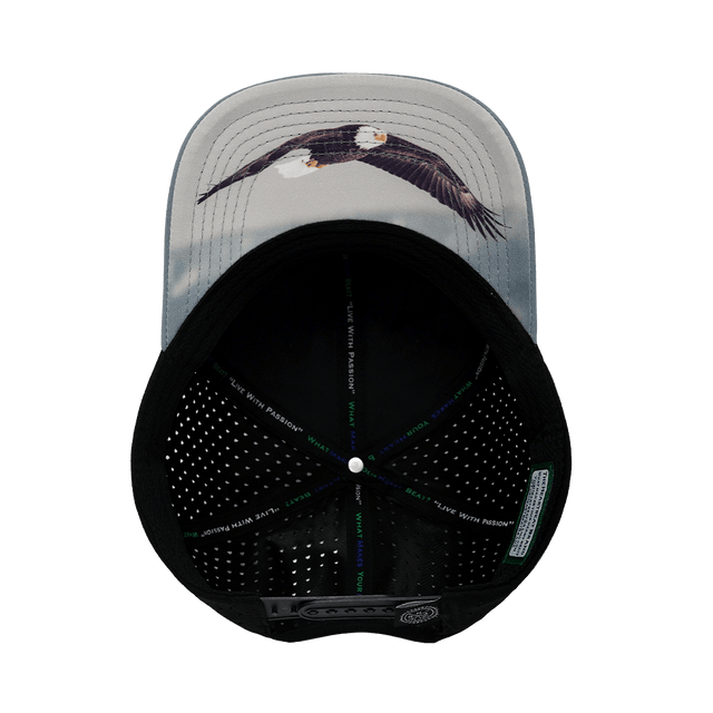 Alaska Hat, Baseball Hat, Snapback Hat, Gray Blue, Black, Mens Hat, Womens Hat, Underbill Picture