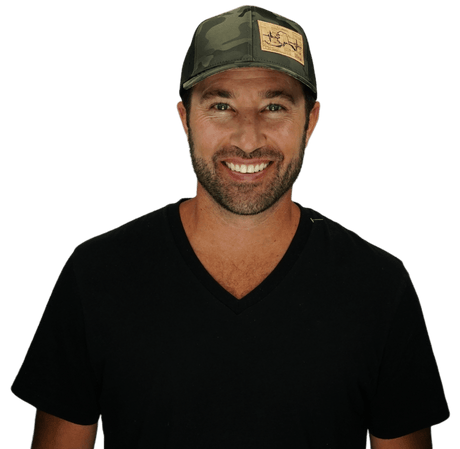 Alaska Hat, Baseball Hat, Snapback Hat, Tan Camo, Black, Mens Hat, Womens Hat, Man In Hat Picture