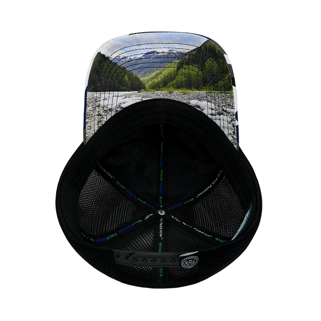 Alaska Hat, Dad Hat, Snapback, Camo, White, Gray, Blue, Black, Mens Hat, Womens Hat, Underbill Picture