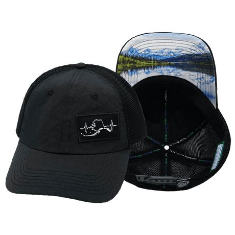 Alaska Hat, Dad Hat, Snapback, Black, Mens Hat, Womens Hat, Main Picture