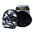 Alaska Hat, Dad Hat, Snapback, Camo, White, Gray, Blue, Black, Mens Hat, Womens Hat, Main Picture