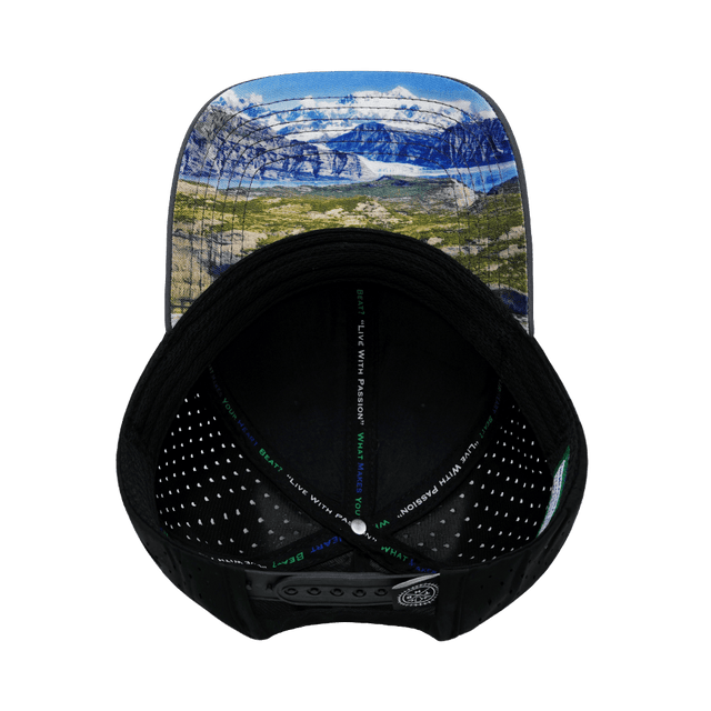 Alaska Hat, Low Profile, Ponytail, Snapback Hat, Charcoal, Black, Mens Hat, Womens Hat, Underbill Picture