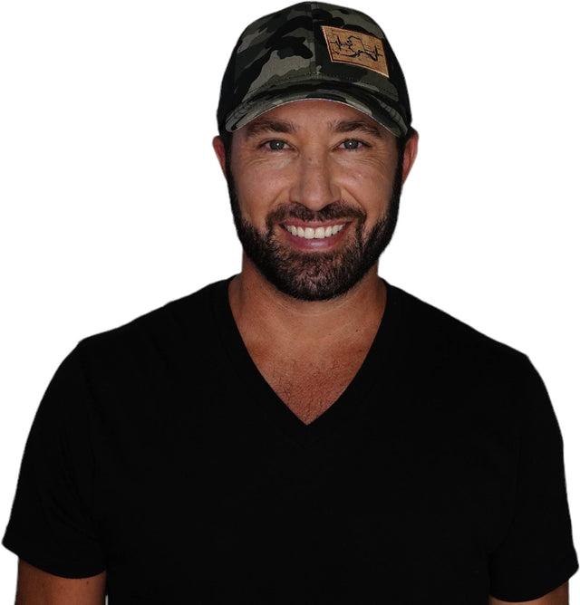 Alaska Hat, Low Profile, Ponytail, Snapback Hat, Camo, Black, Mens Hat, Womens Hat, Man In Hat Picture