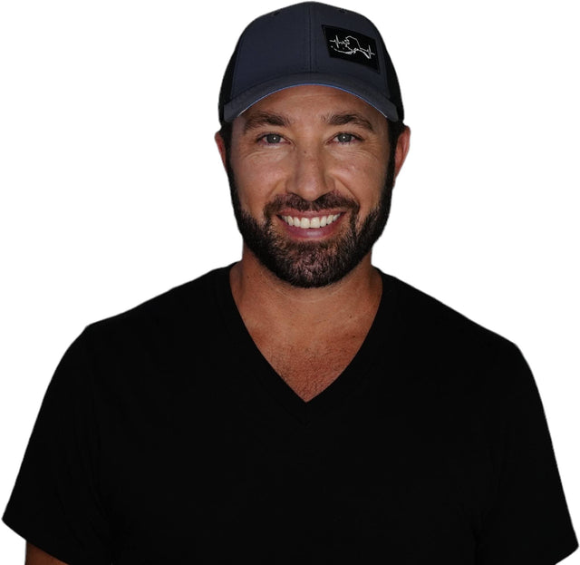 Alaska Hat, Low Profile, Ponytail, Snapback Hat, Charcoal, Black, Mens Hat, Womens Hat, Man In Hat Picture