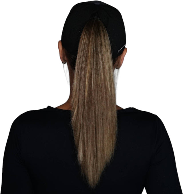 Alaska Hat, Low Profile, Ponytail, Snapback Hat, Charcoal, Black, Mens Hat, Womens Hat, Ponytail Hole Woman In Hat Picture