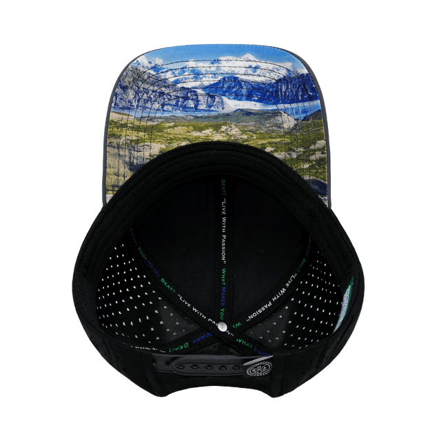 Alaska Hat, Low Profile, Ponytail, Snapback Hat, Charcoal, Black, Mens Hat, Womens Hat, Underbill Picture