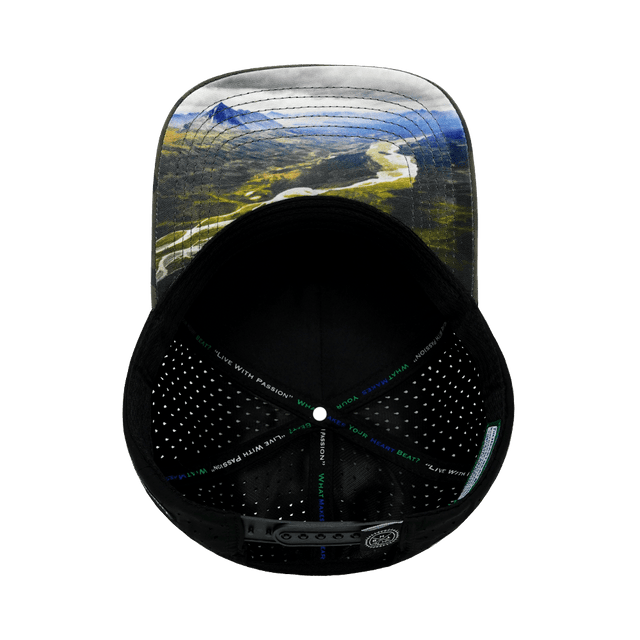 Alaska Hat, Trucker Hat, Snapback Hat, Soft Charcoal Camo, Black, Mens Hat, Womens Hat, Underbill Picture