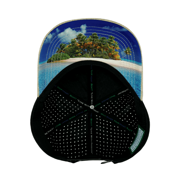 Beach Hat, Baseball Hat, Snapback Hat, Cream Hemp, Black, Mens Hat, Womens Hat, Underbil Picture