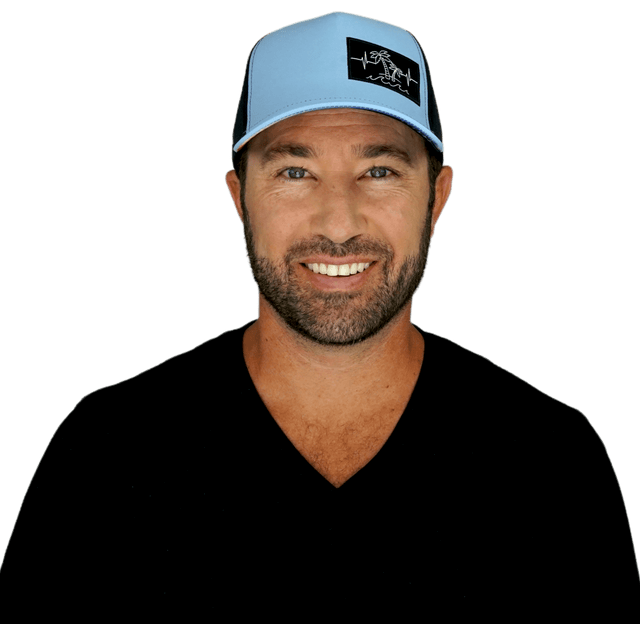 Beach Hat, Trucker Hat, Snapback Hat, Light Blue, Black, Mens Hat, Womens Hat, Man In Hat Picture