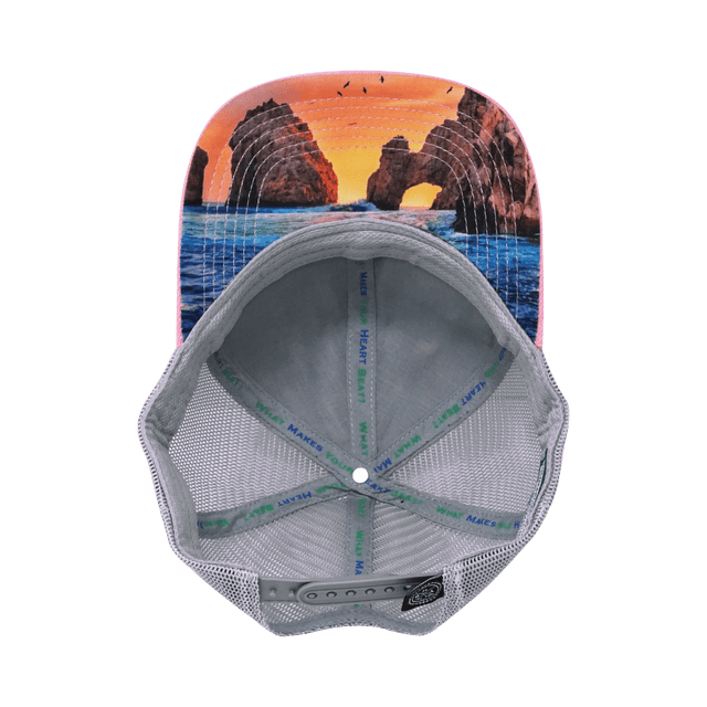 Cabo Hat, Baseball Hat, Snapback Hat, Cork, Pink, Gray, Mens Hat, Womens Hat, Underbill Picture