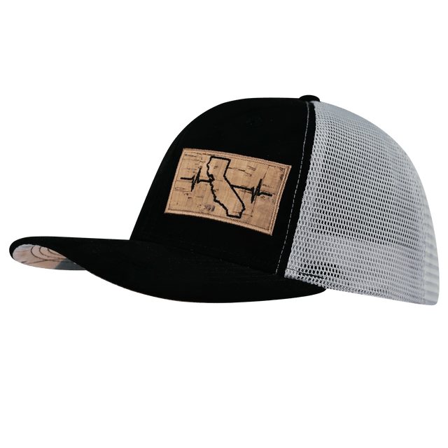 California Hat, Baseball Hat, Snapback Hat, Suede, Black, Gray, Mens Hat, Womens Hat, Side Picture