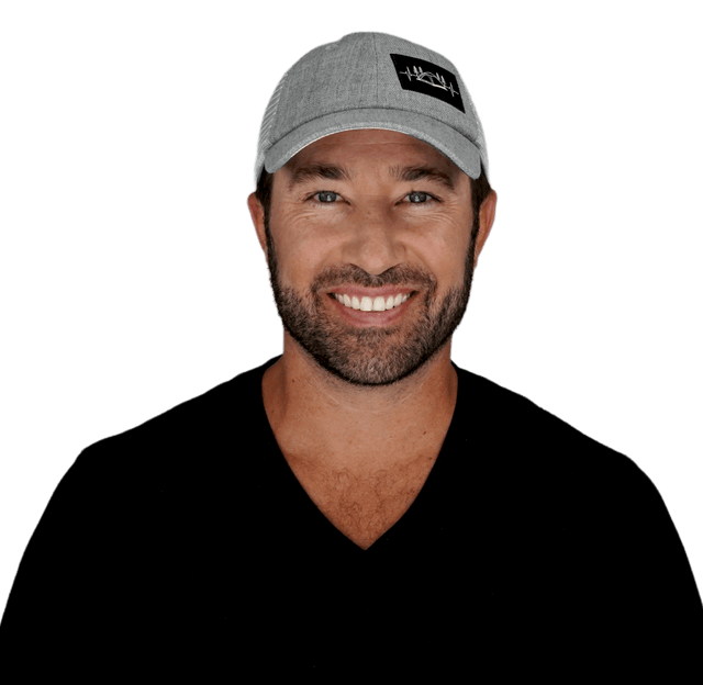 Camping Hat, Dad Hat, Snapback, Heather Gray, Gray, Mens Hat, Womens Hat, Man in Hat Picture