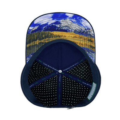 Camping Hat, Trucker Hat, Snapback Hat, Royal Blue, Mens Hat, Womens Hat, Underbill Picture