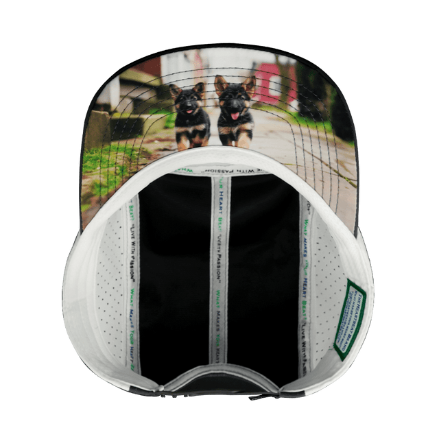 Dog Hat hat, 5 Panel Hat, Snapback, Charcoal, Navy, White, Mens Hat, Womens Hat, Underbill Picture