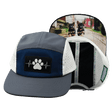 Dog Hat hat, 5 Panel Hat, Snapback, Charcoal, Navy, White, Mens Hat, Womens Hat, Main Picture