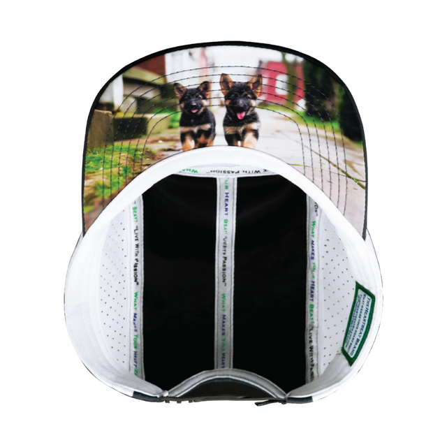 Dog Hat hat, 5 Panel Hat, Snapback, Charcoal, Navy, White, Mens Hat, Womens Hat, Underbill Picture