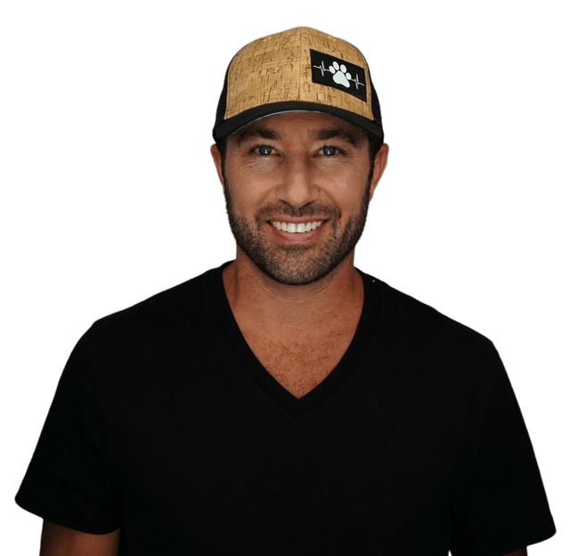 Dog Hat, Baseball Hat, Snapback Hat, Cork, Black, Mens Hat, Womens Hat, Man In Hat Picture