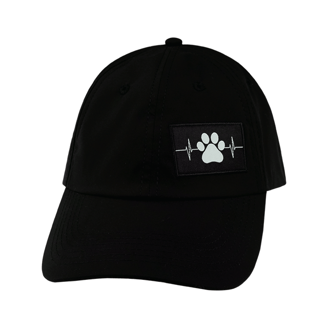 Dog Hat, Dad Hat, Snapback, Black, Mens Hat, Womens Hat, Front Picture