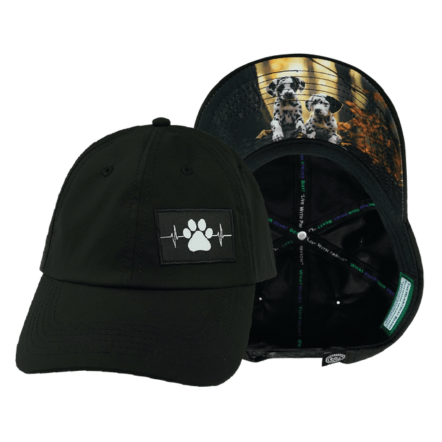 Dog Hat, Dad Hat, Snapback, Black, Mens Hat, Womens Hat, Main Picture