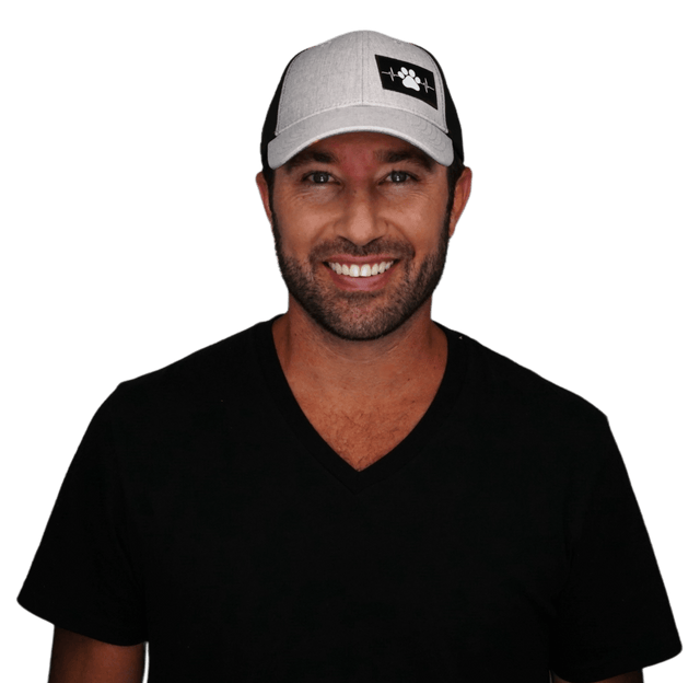 Dog Hat, Low Profile, Ponytail, Snapback Hat, Tan, Black, Mens Hat, Womens Hat, Man In Hat Picture