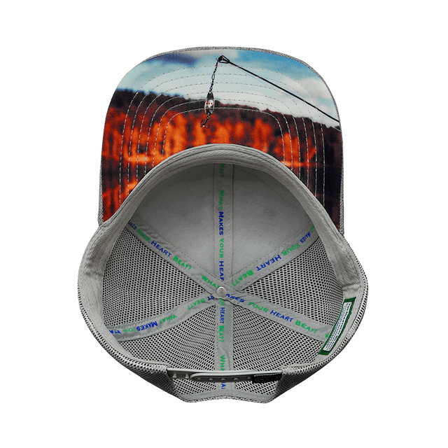 Fishing Hat, Baseball Hat, Snapback Hat, Heather Gray, Gray, Mens Hat, Womens Hat, Underbill Picture