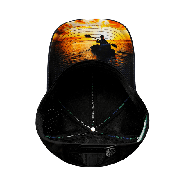 Fishing Hat, Low Profile, Ponytail, Snapback Hat, Soft Navy Camo, Black, Mens Hat, Womens Hat, Underbill Picture